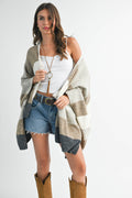 Bump-Friendly Zuri Poncho Cardigan