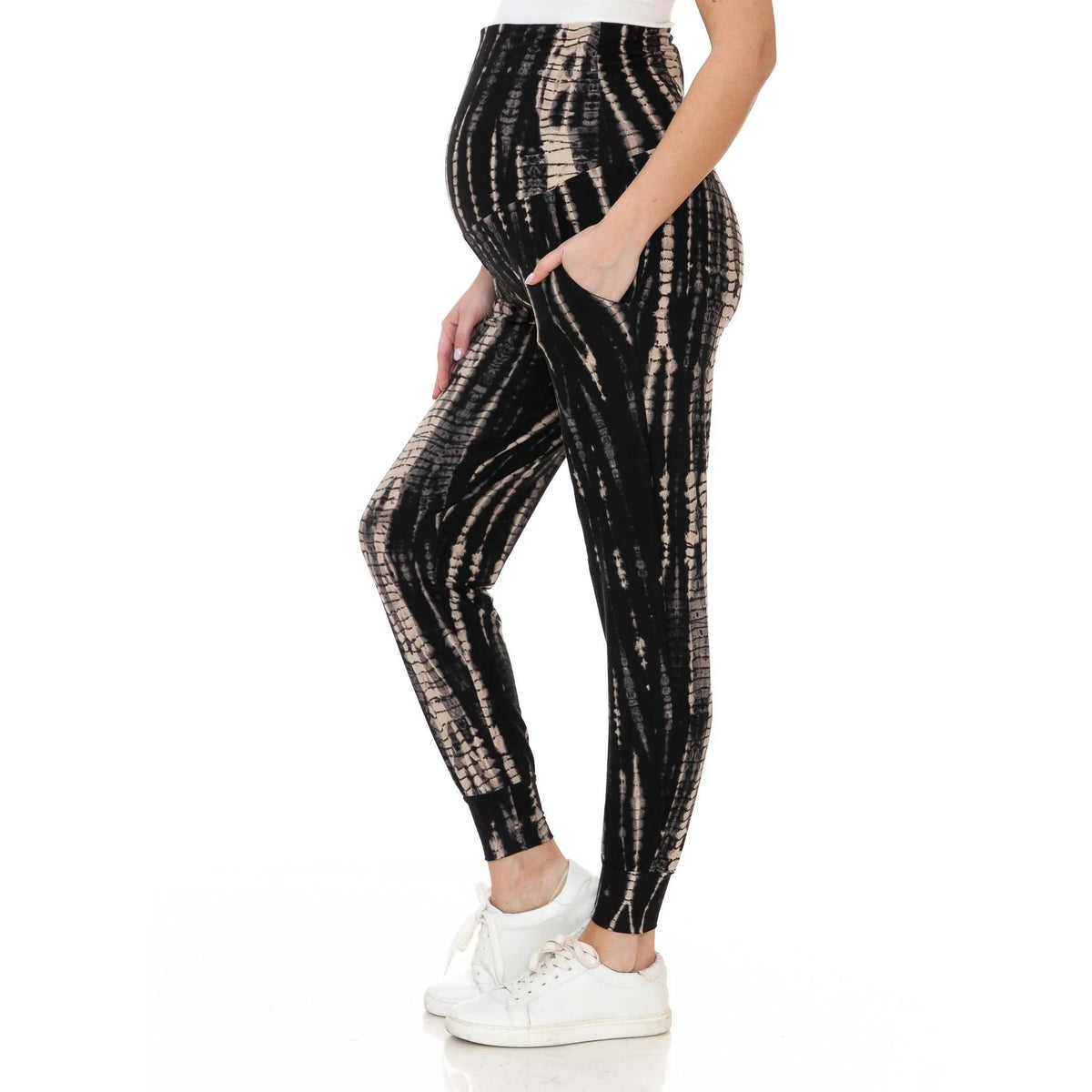Buttery Soft Comfort Print Maternity Joggers