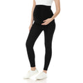 Black Buttery Soft Full Length Solid Maternity Leggings