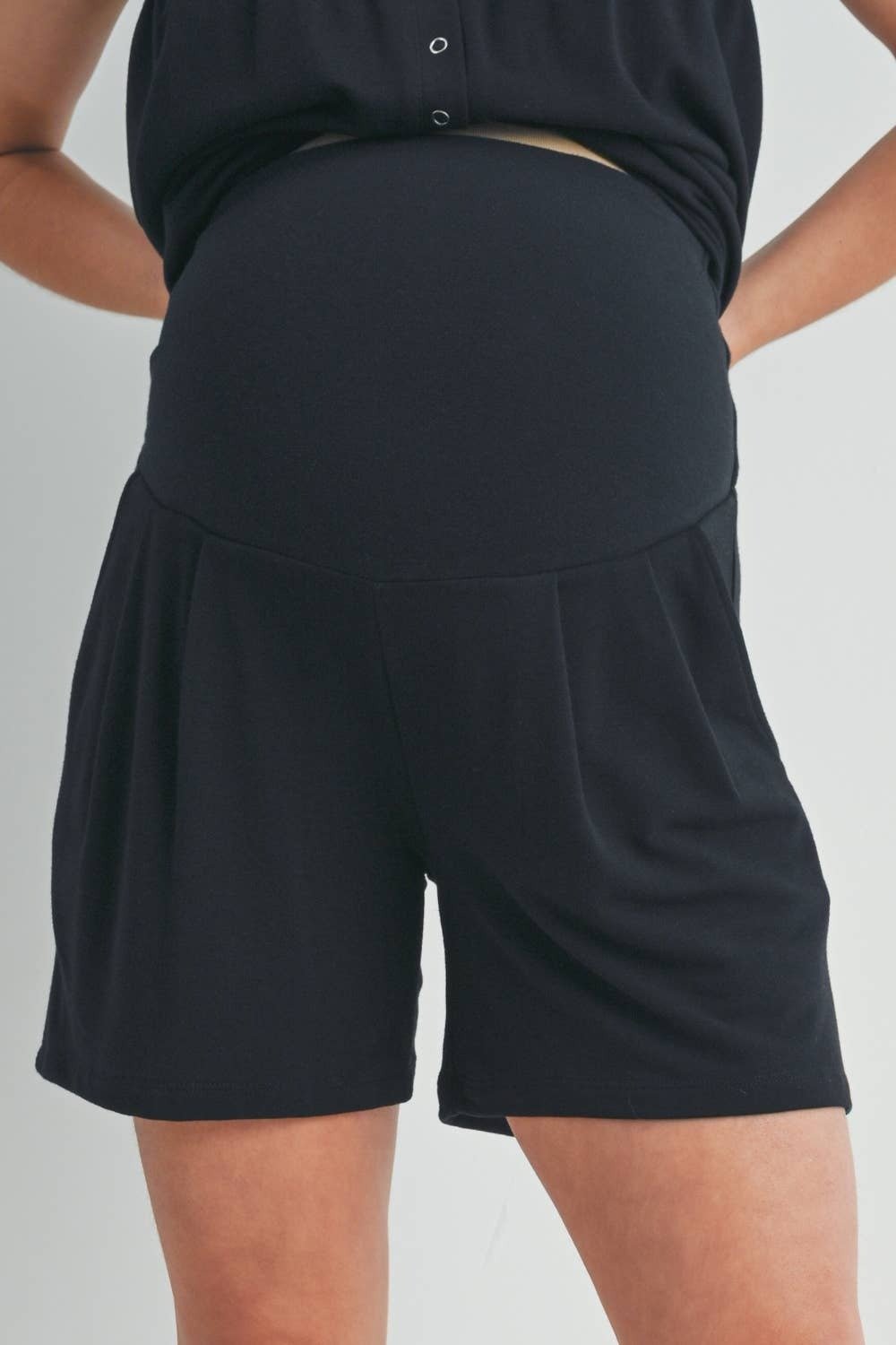 French Terry Tank and Short Maternity/Nursing Lounge Set
