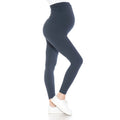 Navy Buttery Soft Full Length Solid Maternity Leggings