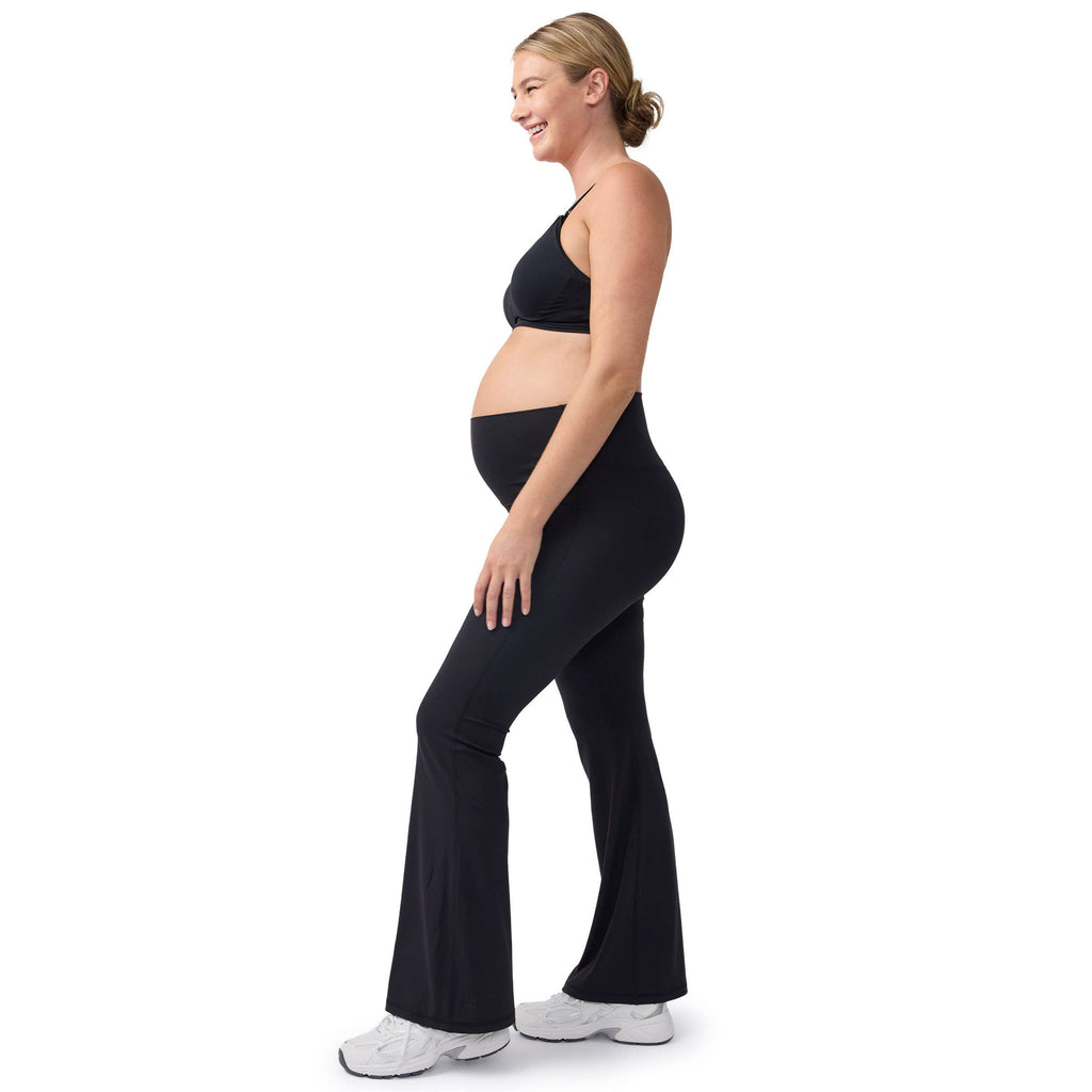 Everyday Maternity Fold Down Flare Legging