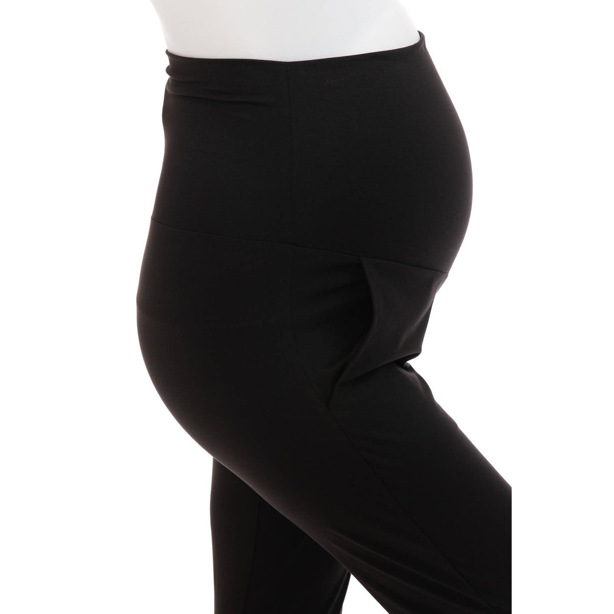 Buttery Soft Maternity Comfort Joggers in Black