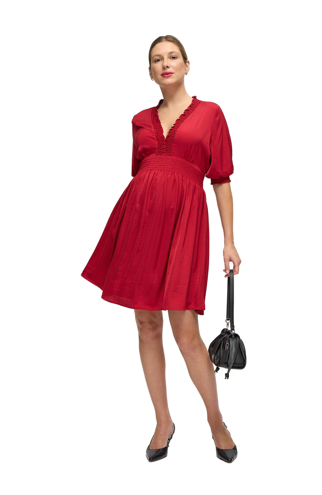 The V-Neck Vibe Short Dress