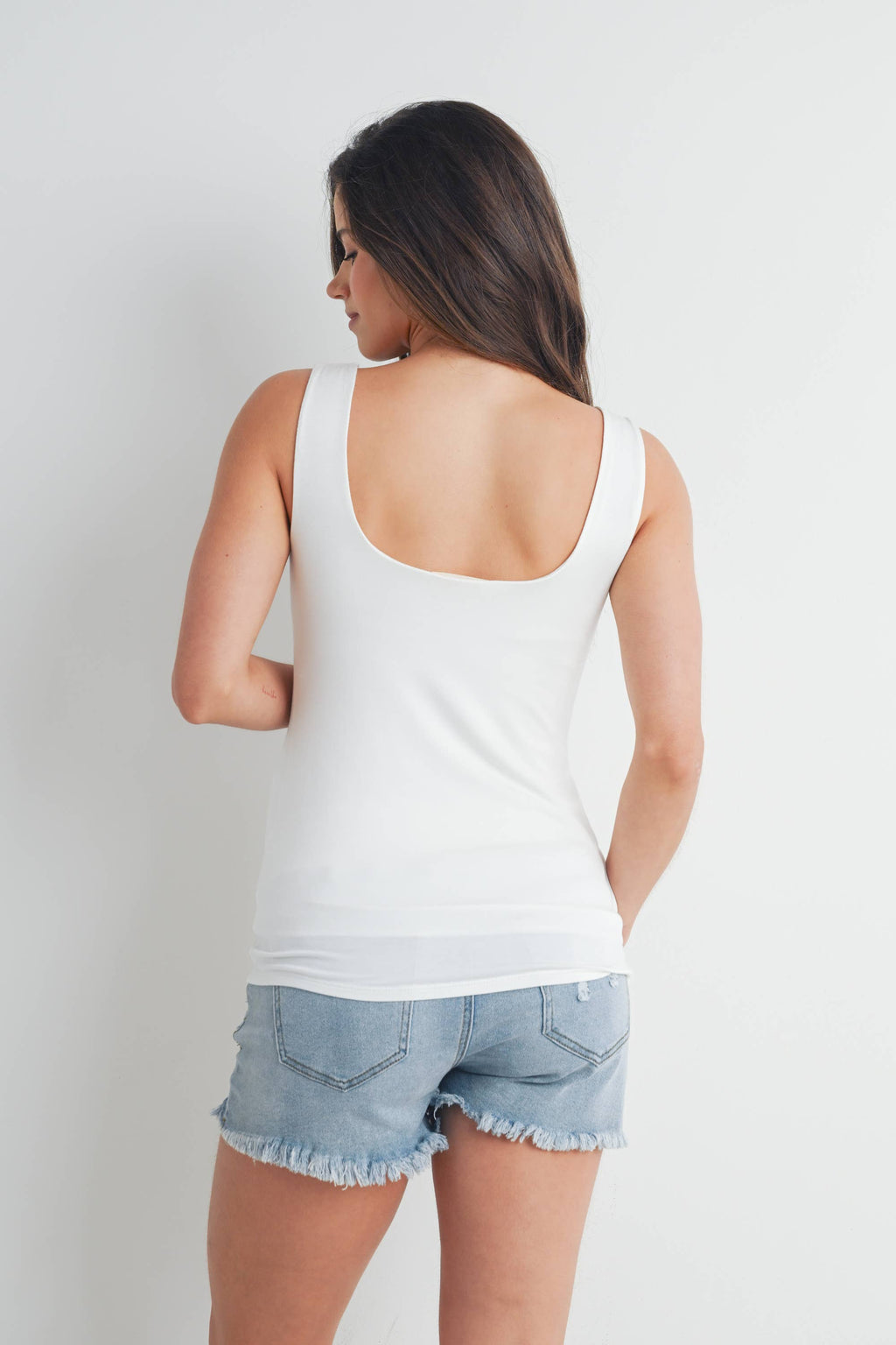 Sweetheart Sleeveless Maternity Top