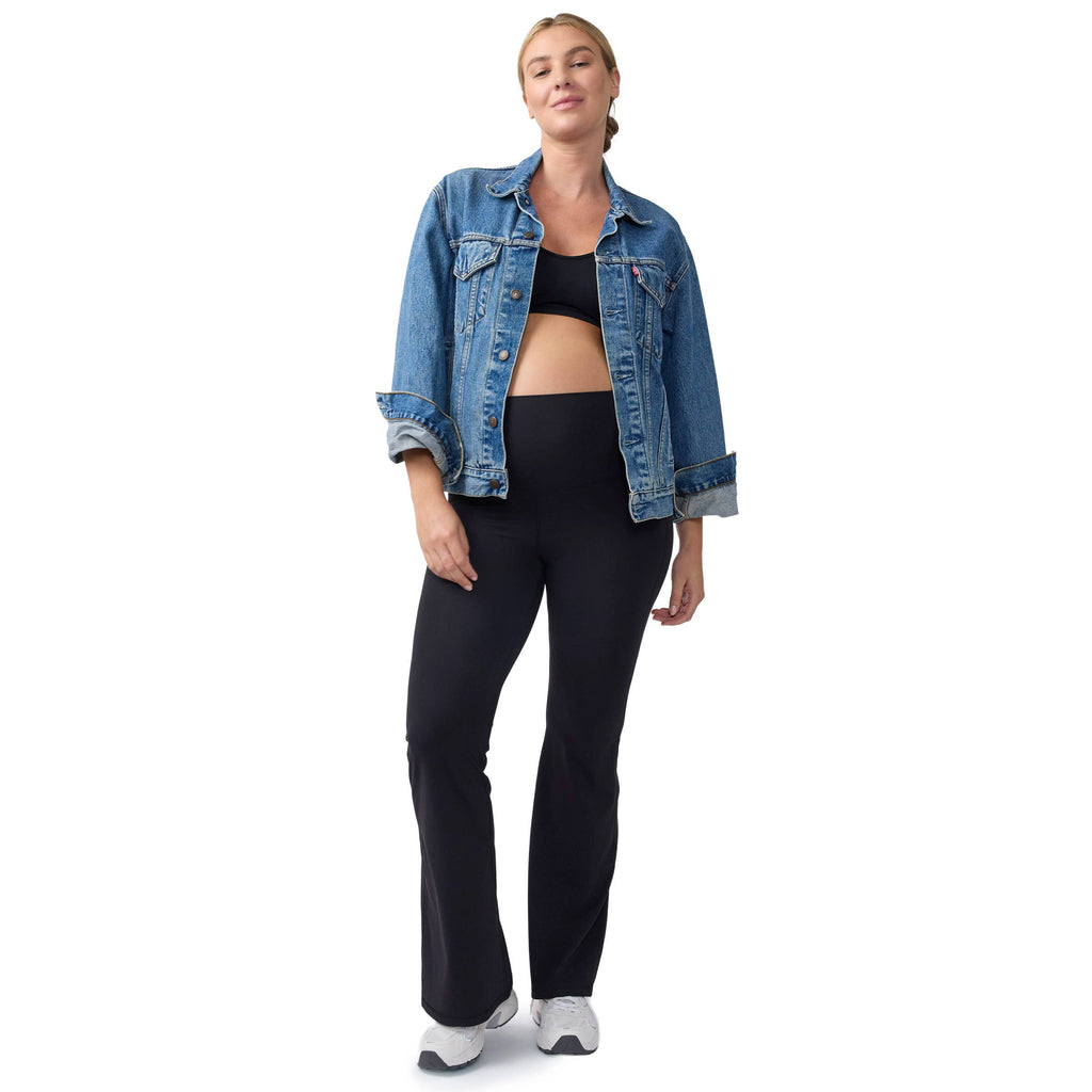Everyday Maternity Fold Down Flare Legging