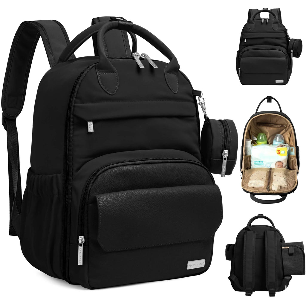 KeaBabies - Play Diaper Bag Backpack, Baby Bag with Changing Pad
