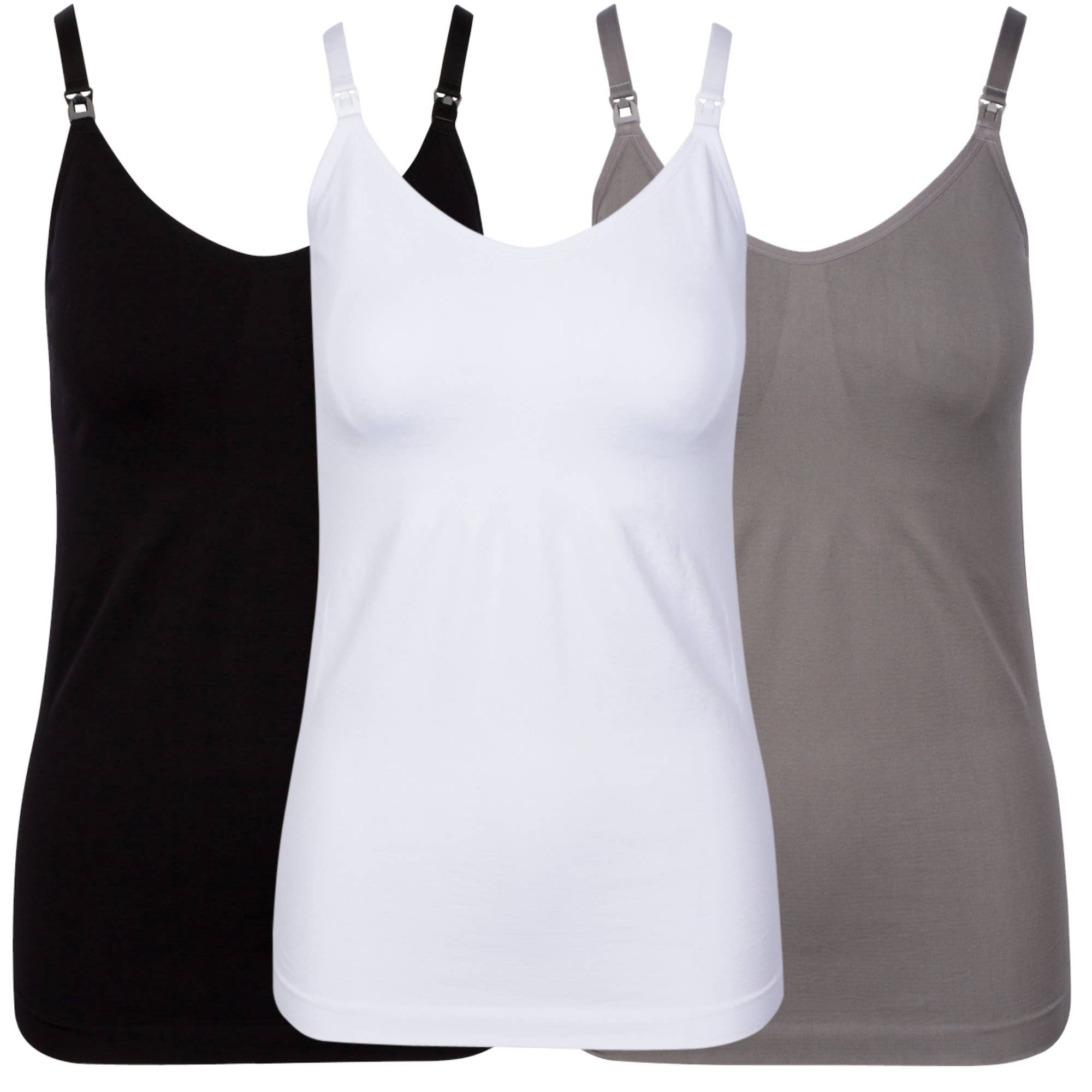 Nursing and Pregnancy Cami - Maternity in Classic Gray