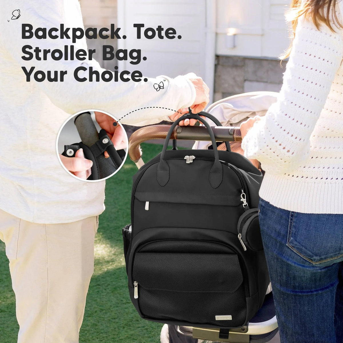 KeaBabies - Play Diaper Bag Backpack, Baby Bag with Changing Pad