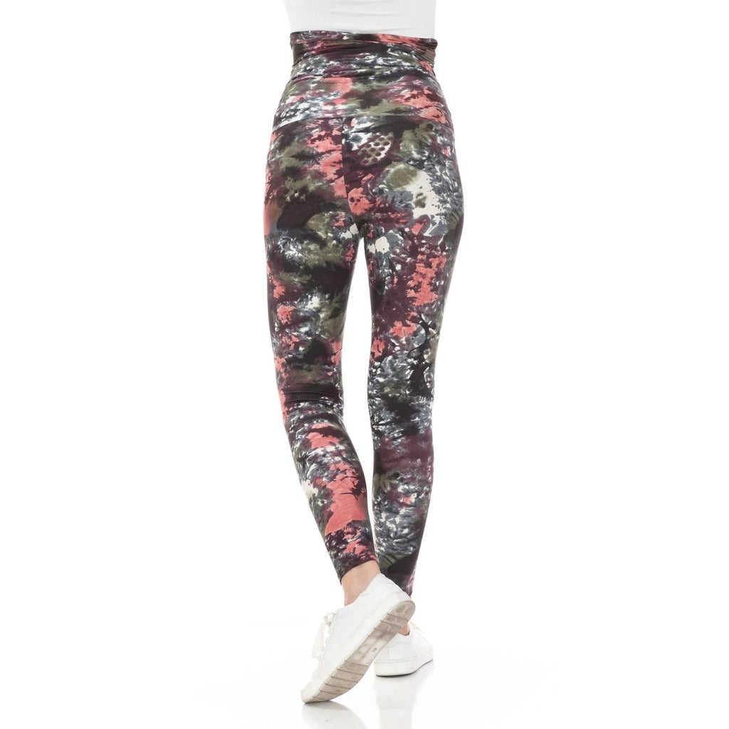 Buttery Soft Full Length Print Maternity Leggings