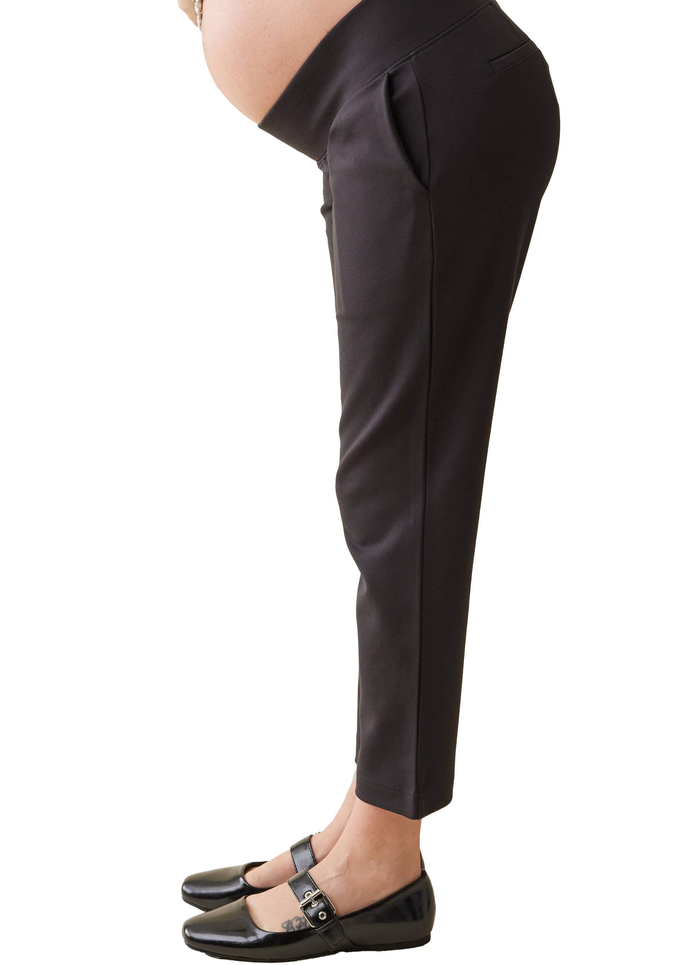 THE Maternity Ankle-Length Ponte Pant
