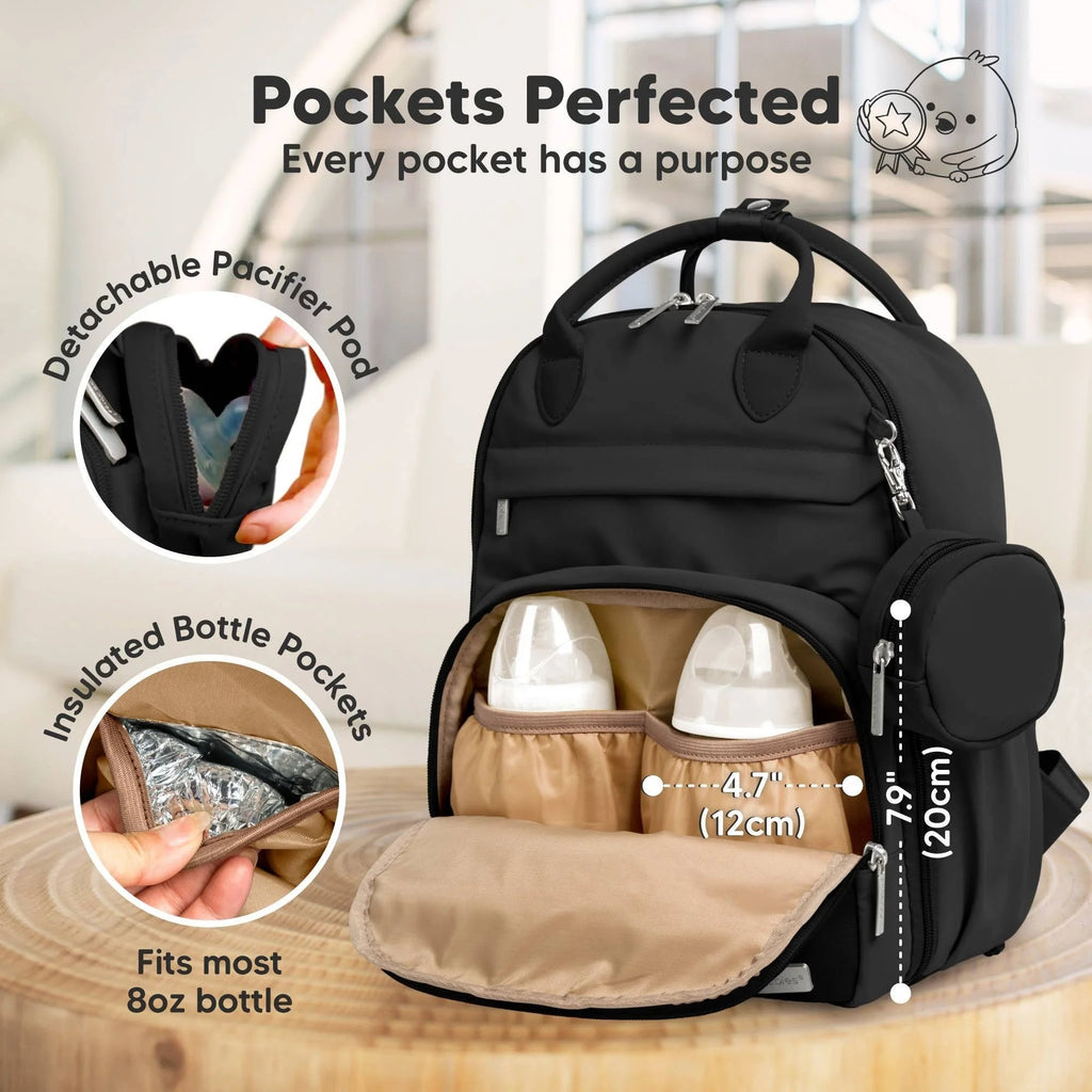 KeaBabies - Play Diaper Bag Backpack, Baby Bag with Changing Pad