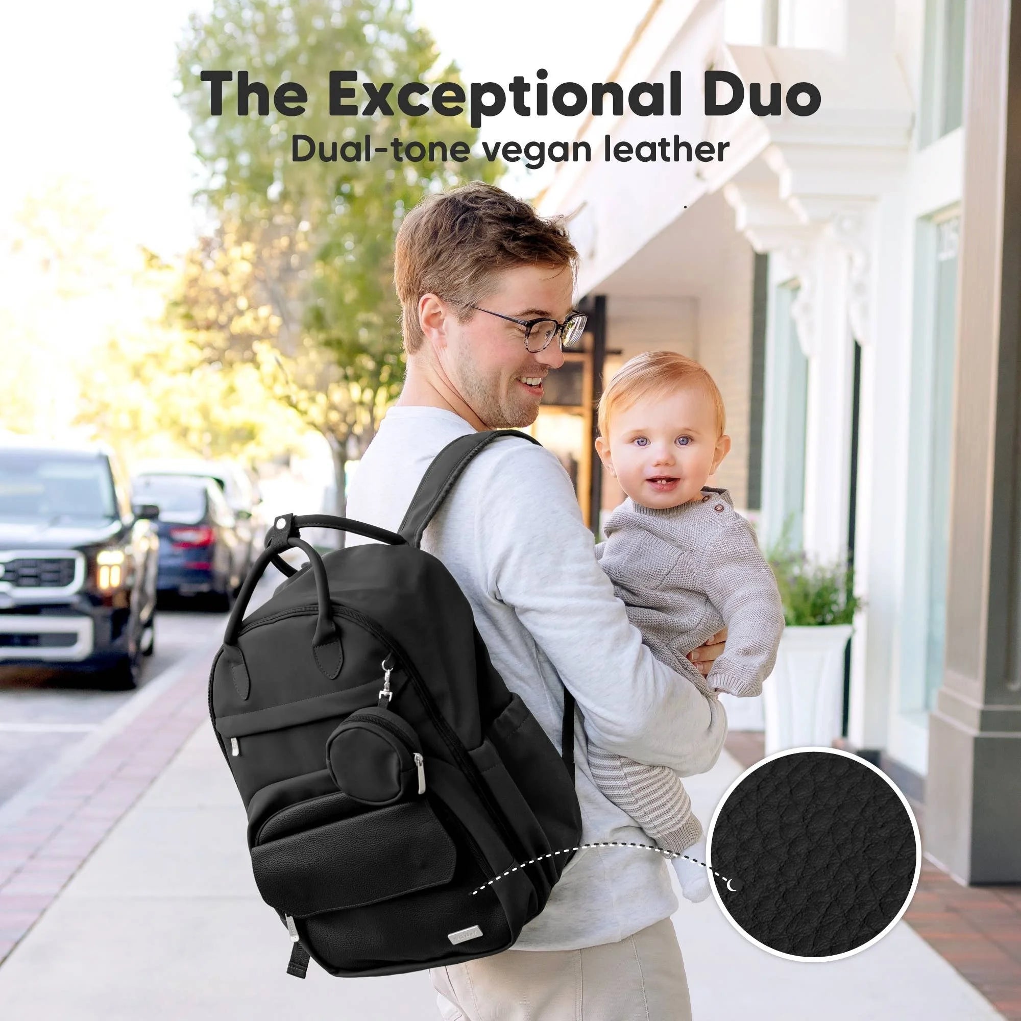 KeaBabies - Play Diaper Bag Backpack, Baby Bag with Changing Pad
