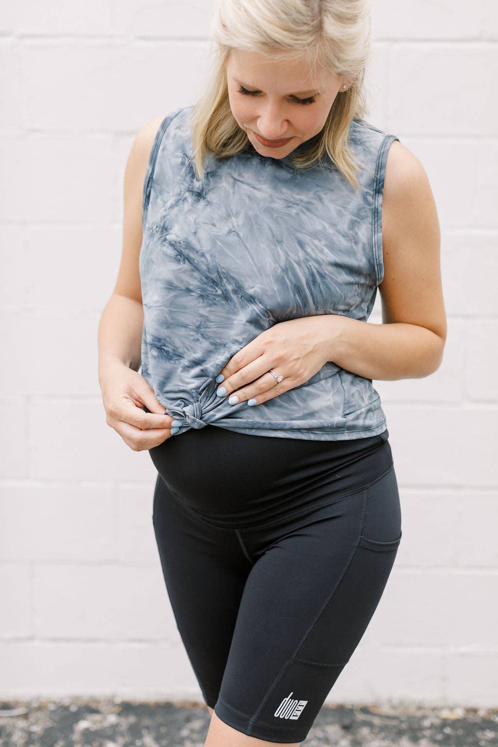 Tempest Tie Front Tank – Maternity Activewear | Nursing Friendly, Flattering Fit for Pregnancy & Postpartum