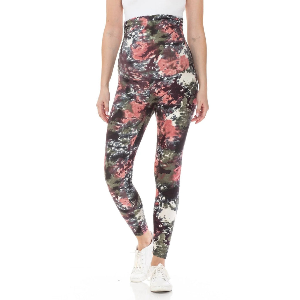 Buttery Soft Full Length Print Maternity Leggings