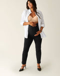 Maternity Ponte Straight Leg Pant | Black