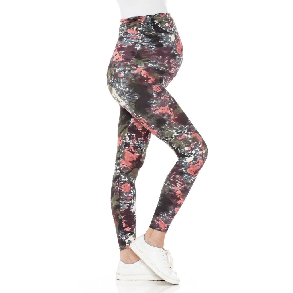 Buttery Soft Full Length Print Maternity Leggings
