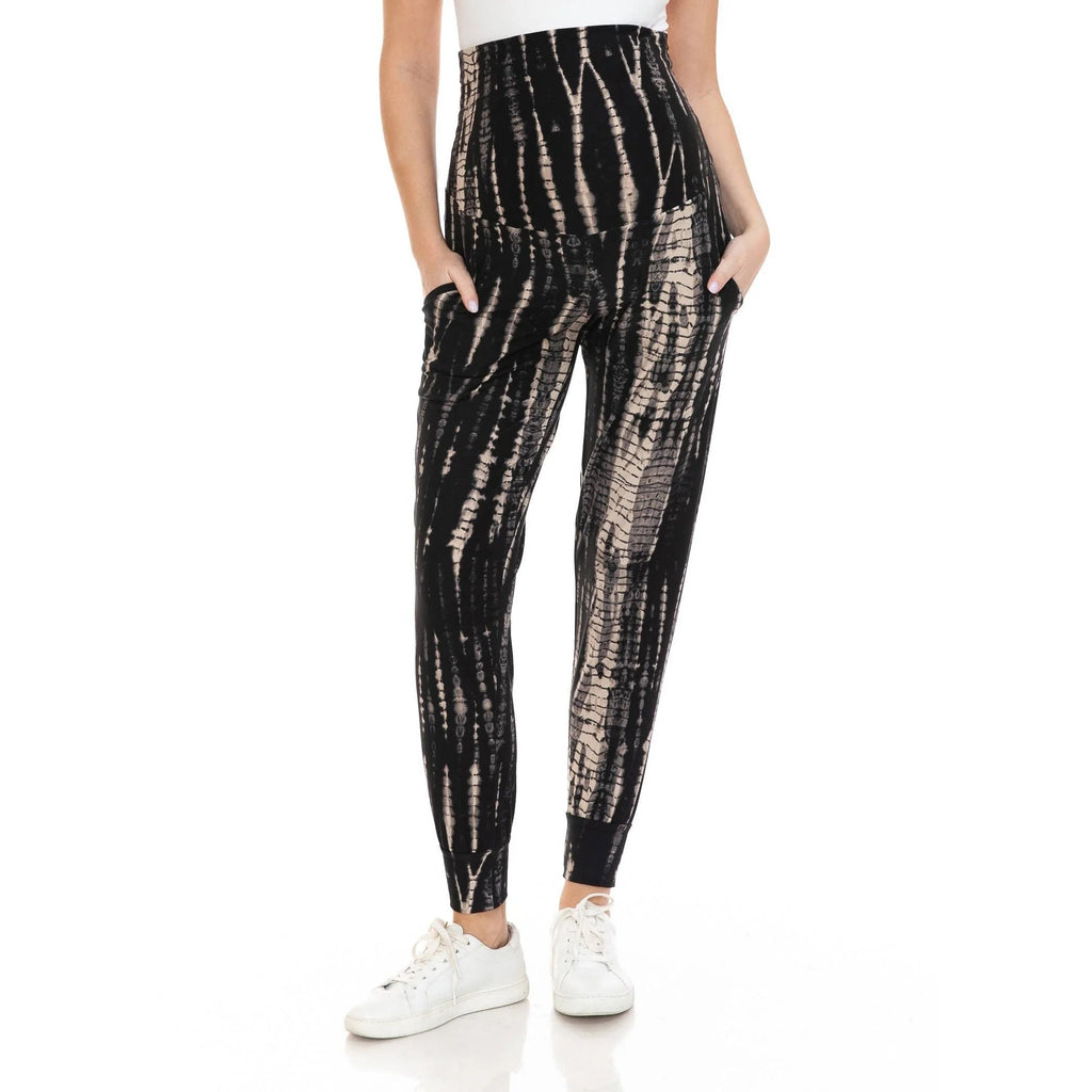 Buttery Soft Comfort Print Maternity Joggers